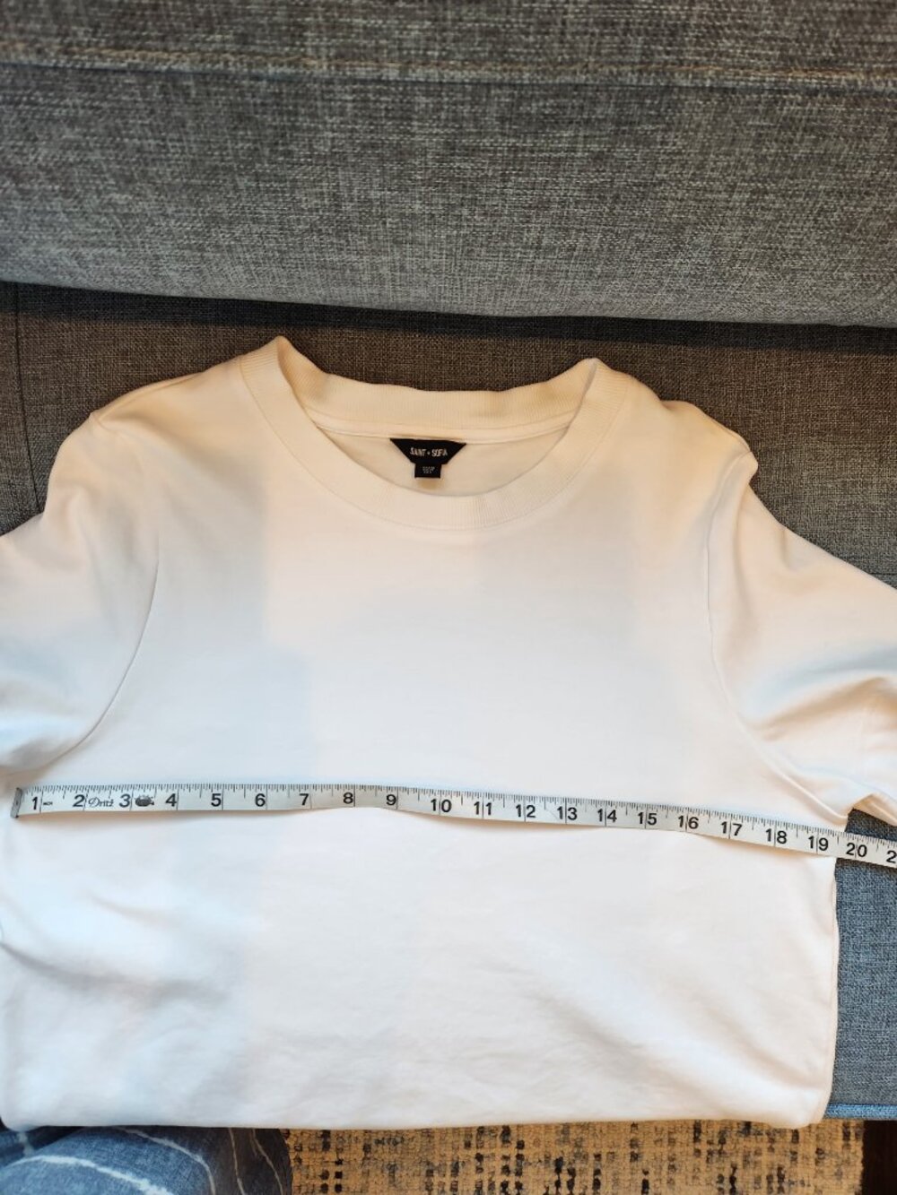 Saint + Sophia Chelsea Crew Neck Tee - Size 10 - Picture 8 of 9